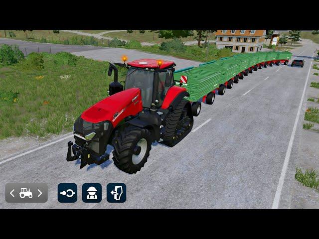 Making A Longest Trolley In Fs 23 ! Farming Simulator 23 Gameplay | Fs23 Android Timelapse #fs23