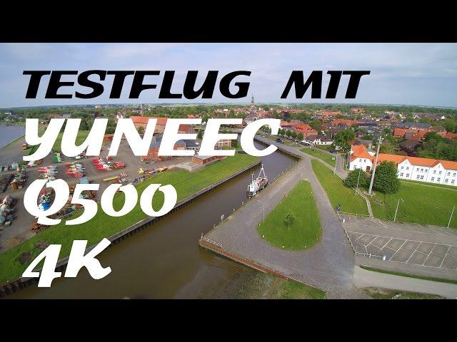 ◄TEST-ECKE►Yuneec Q500 4K - Jungfernflug meiner Drohne in Tönning [HD 1440]