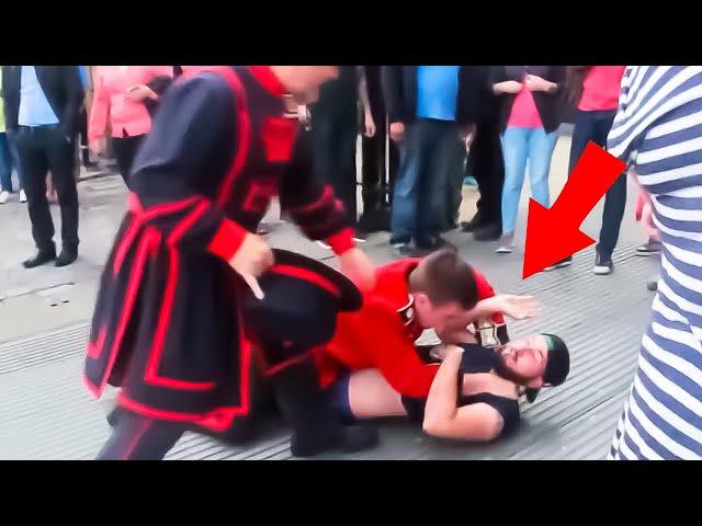 Royal Guard Teaches Cheeky Tourist A Lesson