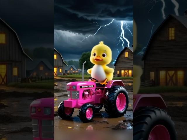 Duckrides Tractor #explore #duckrescue #duck #ducktales #duckling #funnyduck #duckcartoon #fy