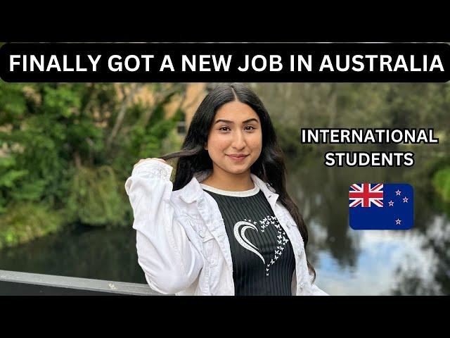 I Got a NEW JOB in Australia finally | International Students