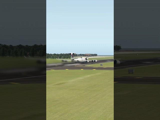 Of the many engines, only two were actually started, simulating flight