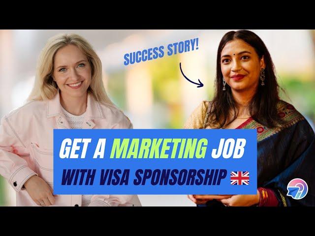 Get a marketing job with visa sponsorship in the UK! (as an international student)