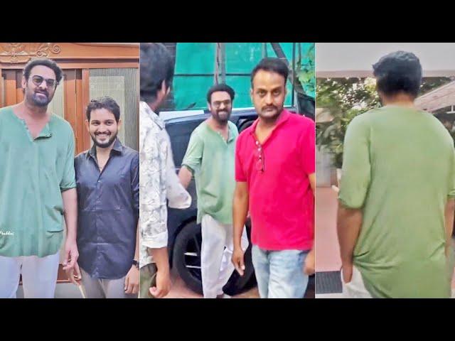 Prabhas Latest Visuals With Relatives From His Residency | Kalki 2898 AD | Telugu Cult