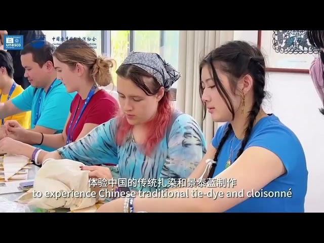 #china  # Students gained a lot from the immersive experience of intangible culture.Jiangxi #文化赣鄱
