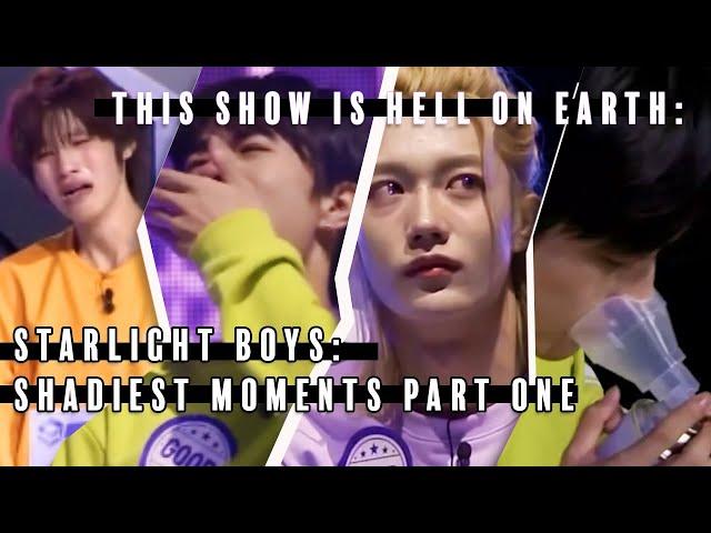 THE most straight up EVIL survival show - Starlight Boys Shadiest Moments Part 1