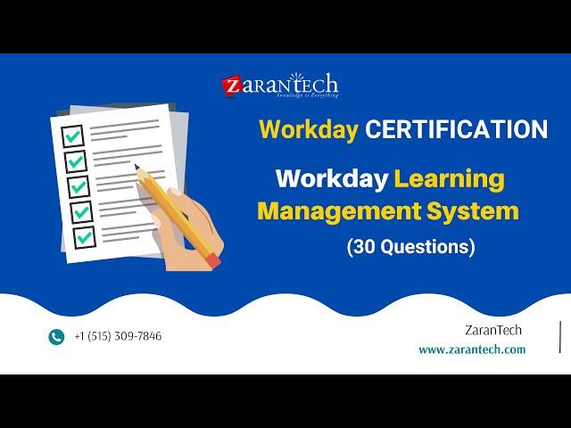 Workday Learning Management System (LMS) (30 Questions) | Workday Learner Community