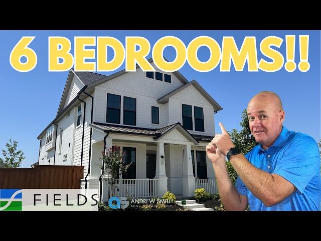 FIELDS FRISCO Home Tour: 6 Bedrooms, 2 Master Suites, and a Large Lot