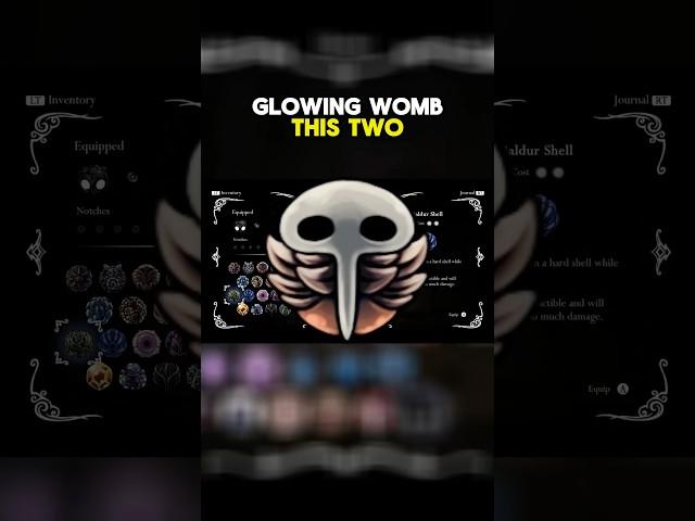 Hollow Knight Charms Tier List - Glowing Womb #hollowknight #gaming