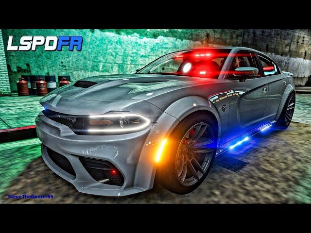 Playing GTA 5 As A POLICE OFFICER GANG UNIT Patrol| GTA 5 Lspdfr Mod|