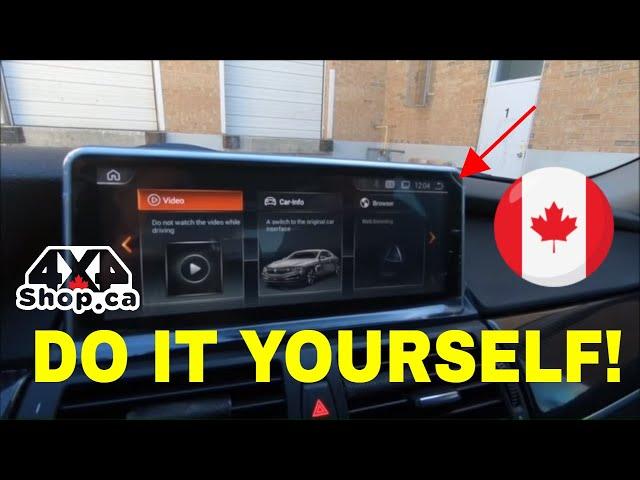 DIY How To Install 10.25" Android Screen BMW X5 X6 E70 E71 With CIC Connection