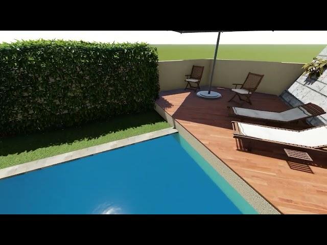 Swimming pool and garden design by Outdoor Creations