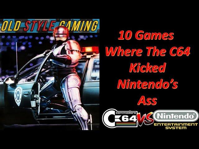 10 Games Where The C64 Kicked Nintendo's Ass