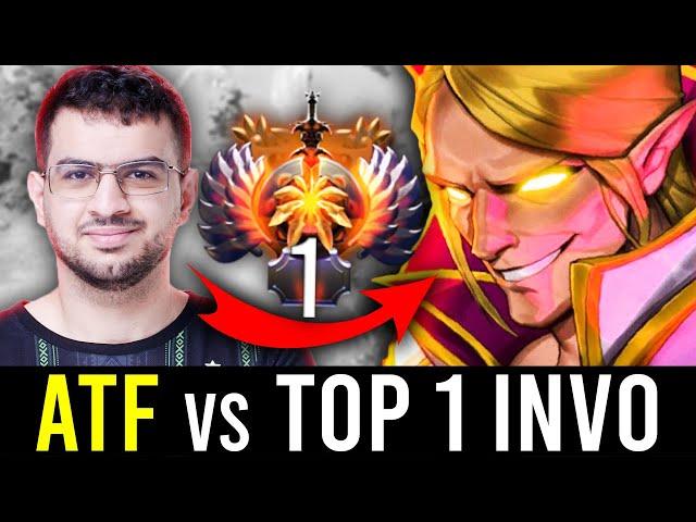 ATF Last Picked GRANDMASTER HERO vs. New TOP 1 MMR Invoker Mid!