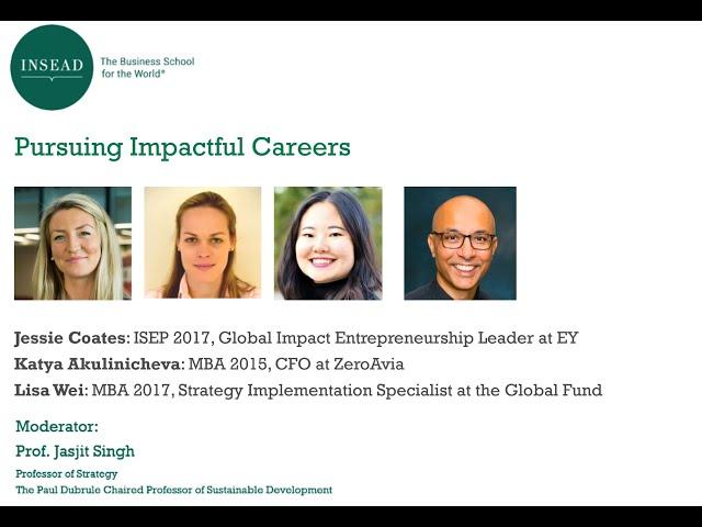 Pursuing Impactful Careers: Jessie Coates (EY), Katya Akulinicheva (ZeroAvia), Lisa Wei (GlobalFund)