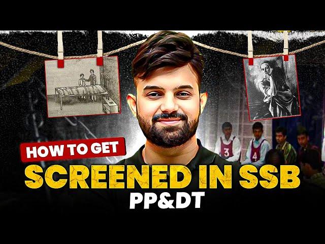 How To Get Screened in SSB? | PPDT in SSB Interview |  Conquering the SSB Screening Test | NDA