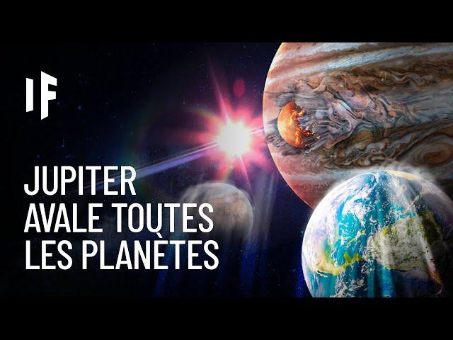 Et si Jupiter avalait toutes les planètes du Système Solaire ?