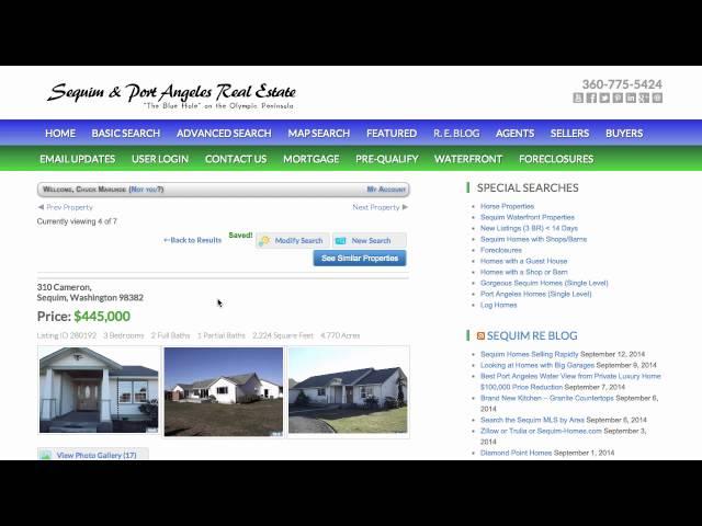 Sequim MLS Status Search