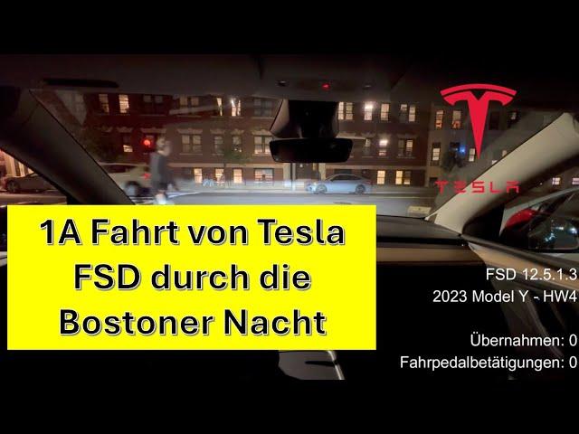 Tesla FSD fährt ohne Fehler im Dunkeln – NUR mit Kameras! 