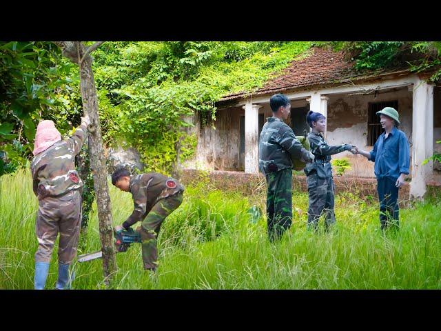 There's Someone Superthanks Us With Giant Jackfruit | Clean Up Overgrown Grass Garden