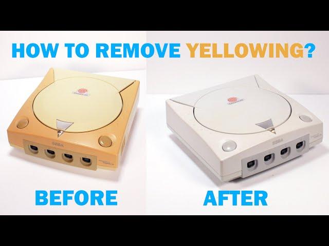 How to remove yellowing from old plastic (retrobright) the BEST method