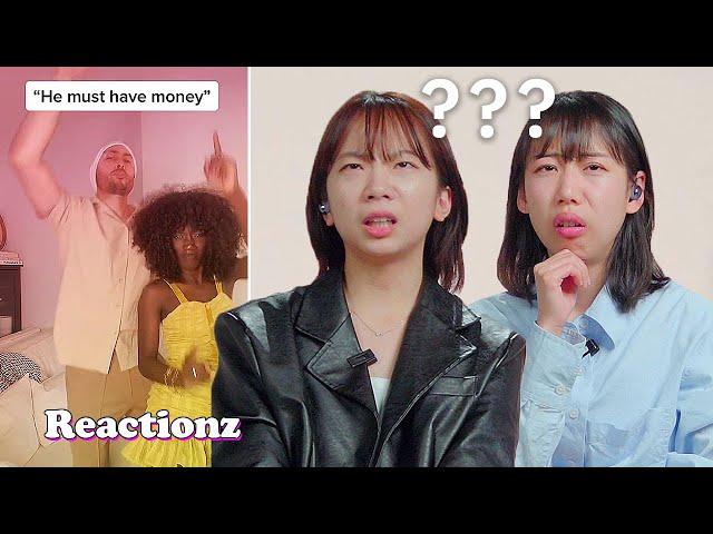 Korean Girls React To Interracial Couple TikTok | 𝙊𝙎𝙎𝘾