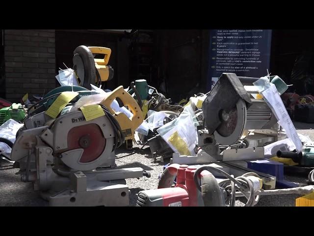 How stolen tools were returned to their rightful owners