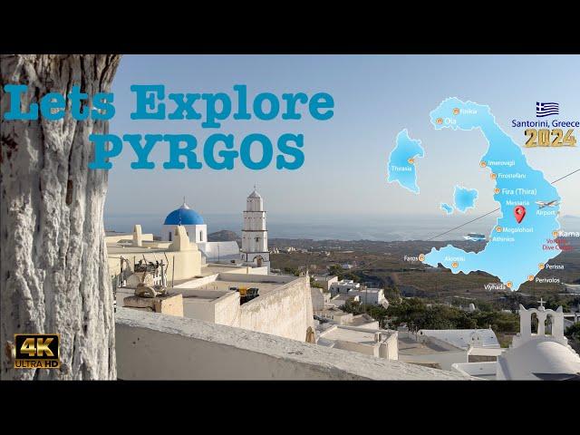 Pyrgos Village Santorini 2024 A Hidden Gem - Santorini’s former capital #santorinitravel