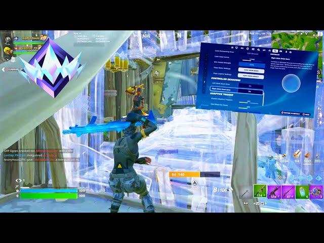 Fortnite RANKED RELOAD UNREAL! + NEW BEST Controller Settings for Console Players