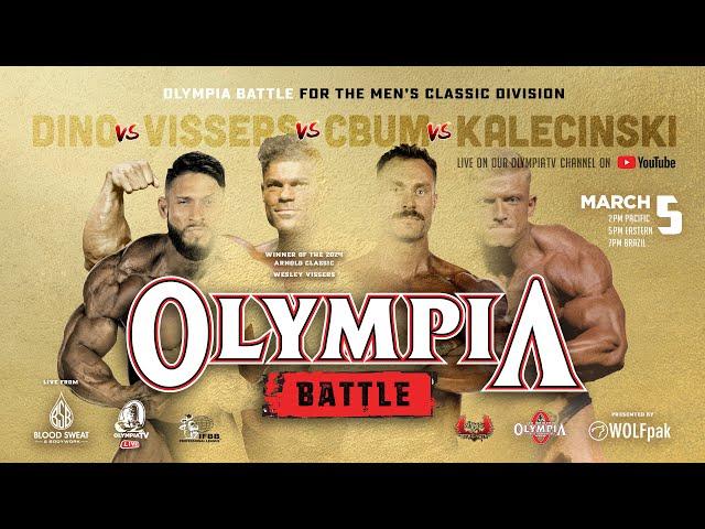 OLYMPIA BATTLE CLASSIC PHYSIQUE WITH CBUM, RAMON, URS AND VISSERS.