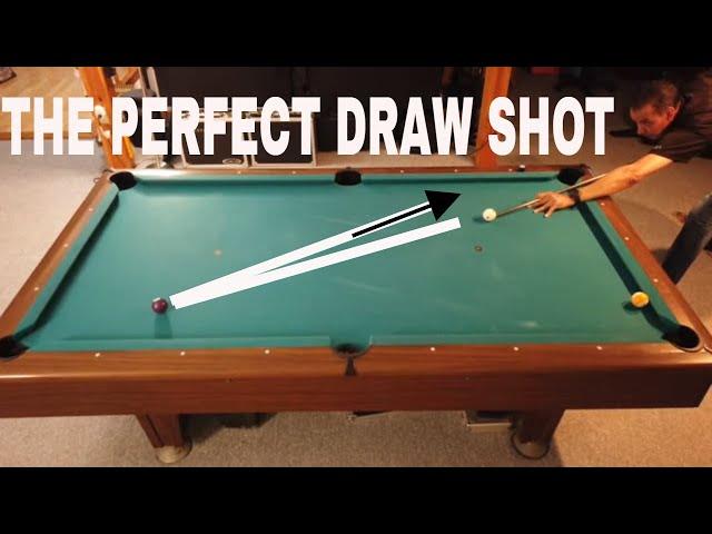 THE PERFECT DRAW SHOT  -  Step by Step: How to Develop or Improve a Great Draw shot (Pool Lessons)