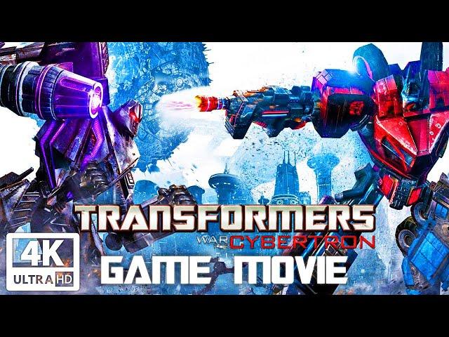 TRANSFORMERS: WAR FOR CYBERTRON All Cutscenes (Game Movie) 4K 60FPS Ultra HD