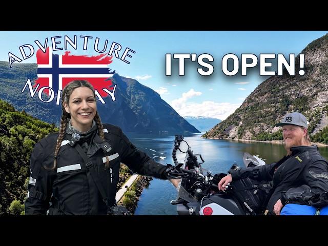 It's Open! Crossing a norwegian mountain road!  (S3:E18)