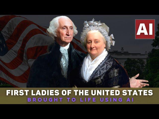 First Ladies of the United States Brought To Life Using AI