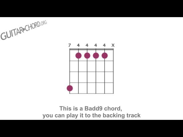 Learn the Badd guitar chord