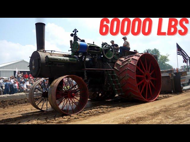 150 Case Steam Engine Tractor Pulling! UP CLOSE AND LOUD!!!