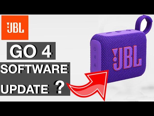 SOFTWARE UPDATE for JBL GO4 portable Bluetooth speaker (How to instructions)