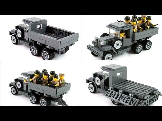 LEGO WW2 GAZ AAA RUSSIAN TRUCK TUTORIAL