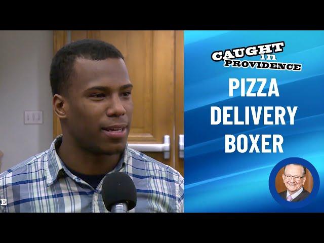 BOXER BY DAY. PIZZA DELIVERY GUY BY NIGHT