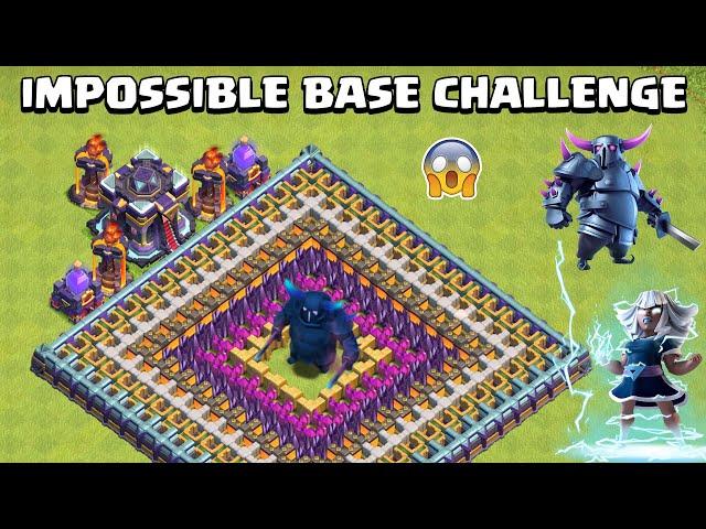 IMPOSSIBLE INFERNO BASE CHALLENGE | CLASH OF CLANS