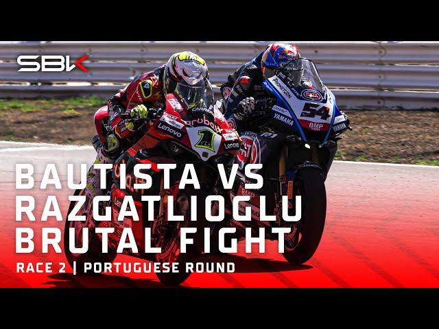 BEYOND THE LIMITS BATTLE: Bautista vs Razgatlioglu in head-to-head thriller ️ |  #PRTWorldSBK 