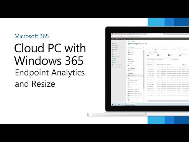 Learn how you instantly can resize your cloud PC together with Endpoint Analytics