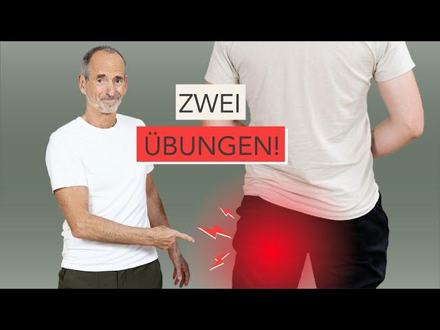 Ischias-Schmerzen? Versuche diese 2 Übungen!