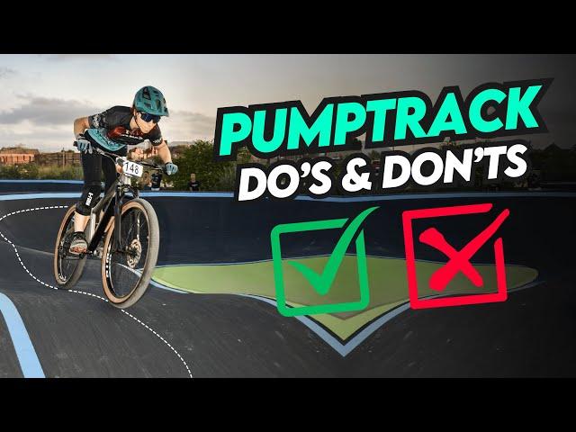 Pump Tracks: How to Pump on a Mountain Bike - Pumptrack Tutorial + Common Errors