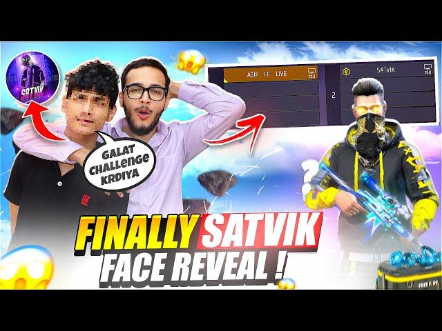 Satvik Ko Challenge Krdiya Face Reveal Ke Liye  @satvik  Fake Voice & Face "EXPOSED" Free Fire