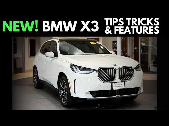 Here's EVERY BUTTON In The Brand NEW BMW X3! Tips, Tricks, Tutorial