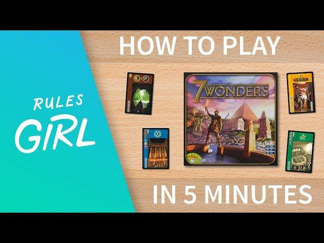 How to Play 7 Wonders in 5 Minutes - Rules Girl