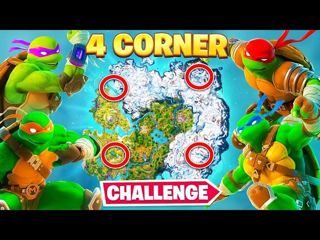 The NINJA TURTLES 4 CORNER Challenge!