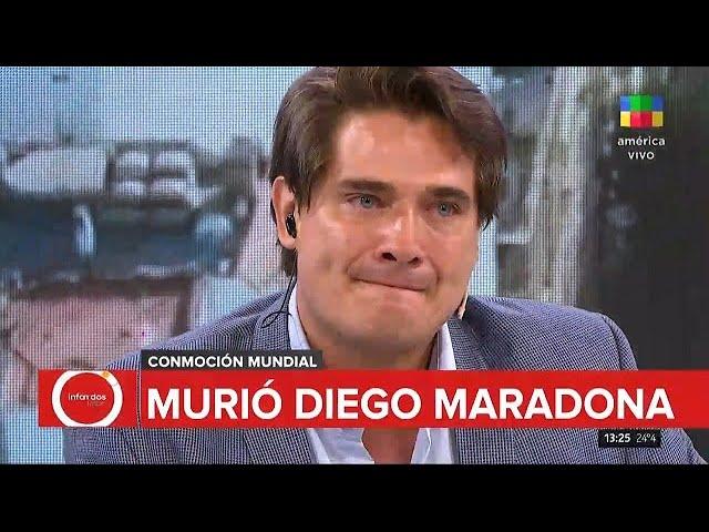 Murió Diego Armando Maradona: así lo anunció en vivo Guillermo Andino | 25/11/2020