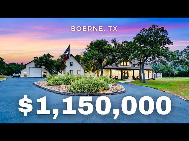 Tour A $1,150,000 Property on 3.13 Acres in Boerne, Texas